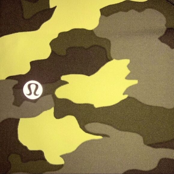 LULULEMON SWIFT SPEED HIGH-RISE TIGHT 28” IN CRISPIN GREEN CAMO WOMEN’S LEGGINGS - Picture 8 of 12